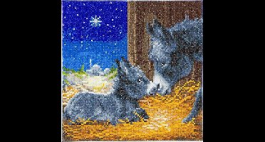 Crystal art Little Donkey