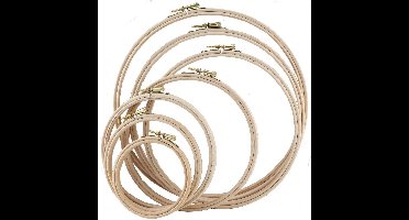 Borduurring hout 12 cm Top kwaliteit