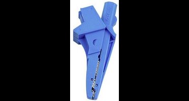 HT Instruments 5004-IECB Banaanstekker Bananenbus, Bus 4 mm, Steekaansluiting 4 mm, Krokodilklem CAT III 1000 V Blauw 1