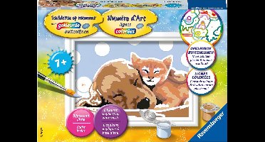 Ravensburger schilderen op nummer Knuffelvriendjes