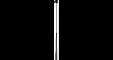 Sollux Lighting Hanglamp Bliss - G9 - zwart - staal - 118x8x8cm