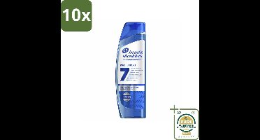 10 x Head & Shoulders - Shampoo - Pro-Expert 7 - Anti-Roos - 250 ml - Grootverpakking - Anti-roos Shampoo - Hardnekkige Roos - Tea Tree-olie - Hoofdhuidbescherming - Roosbestrijding