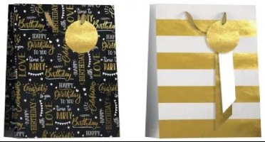 Papieren cadeau tas L Party Chique