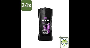 Axe - 3-in-1 Douchegel - Excite - Douchegel - Crisp Coconut & Black pepper - 100% Plantaardig - 250 ml - Voordeelverpakking - 24 stuks - Douchegel axe - Axe excite