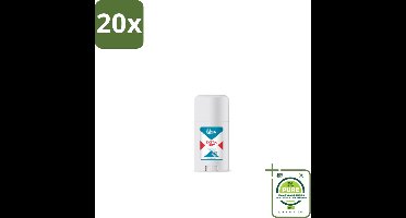 20 x Odorex Extra Dry Stick 40 ml - Grootverpakking - Geurloos - Anti-zweet - Droog - Zweetvermindering - Huidvriendelijk