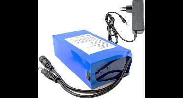 Led strip batterij 24V - Met oplader - Krachtige Lithium-ion batterij - Compact formaat - Plug & Play - Led strip accu
