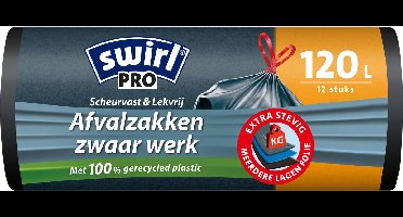Swirl Vuilniszakken Pro Extra stevig 120 liter 12 stuks