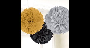 Gekleurde pomponnen van papier - Feestdecoratievoorwerp