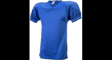 MM - American Football Shirt - Volwassenen - Koningsblauw - Medium