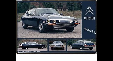Citroen SM Metalen wandbord 20 x 30 cm