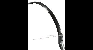 Eurofender Voorspatbord Scatto 26-28 Inch 51 Mm Zwart