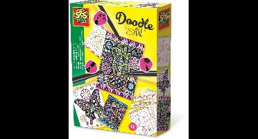 SES - Doodle inkleurkaarten
