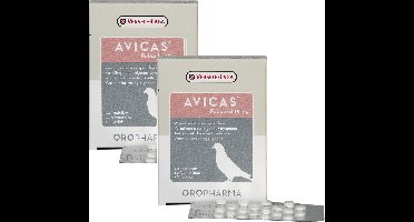 Versele-Laga Oropharma Avicas Wormmiddel - Duivenapotheek - 2 x 40 tab Febantel