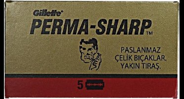 Perma-Sharp Double Edge Blades | Gillette (5st)
