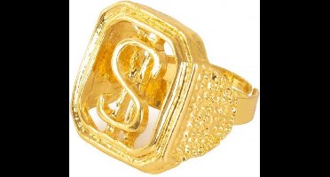 Nep gouden Pimp ring dollar