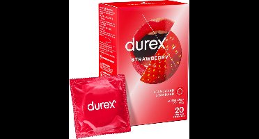 Durex Condooms Aardbeiensmaak - 20 stuks