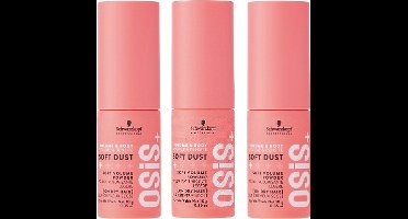 Schwarzkopf Professional OSiS+ Soft Dust Texture Volumepoeder - voordeelverpakking - 3 x 10g