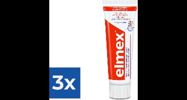 Elmex Anti-Cariës Peuter Tandpasta 75 ml - Voordeelverpakking 3 stuks