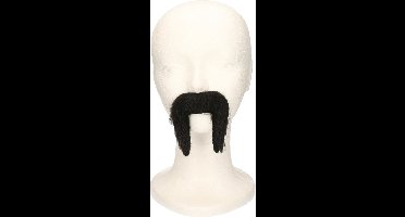Smiffys Grote Mexicaanse verkleed snor - zwart - fop/nep snorren - plaksnorren - carnaval - Gringo