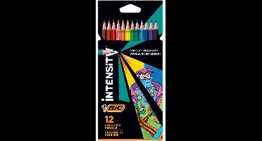Kleurpotlood Bic Intensity 12 kleuren | 12 stuks