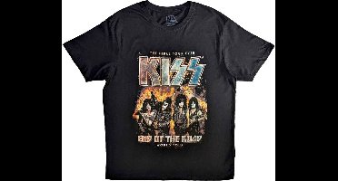 Kiss - End Of The Road Final Tour Heren T-shirt - 2XL - Zwart
