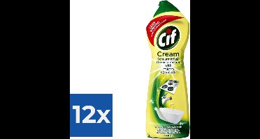 Schuurmiddel Cif citroen 750ml - Voordeelverpakking 12 stuks
