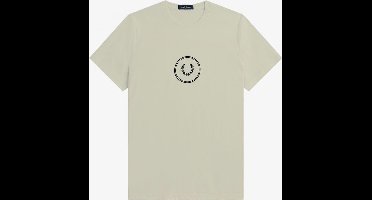 Fred Perry Circle Branding T-Shirt - Groen - S