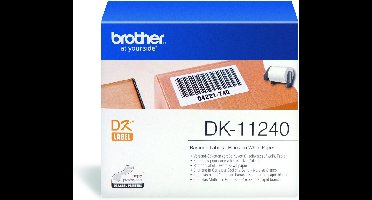 DK-11240 Die-Cut label: 102x51mm - - Barcode label - white (600 labels/roll) only for the QL-1050(N)