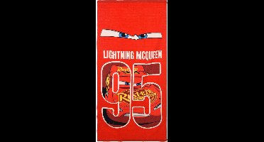 Strandlaken Disney Cars rood 70x140cm