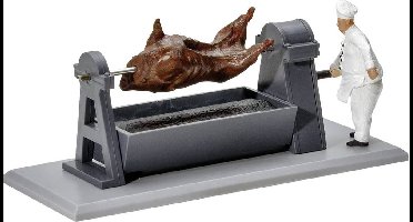 Viessmann Modelltechnik 1552 H0 Grill met os aan het spit figuren Functioneel model