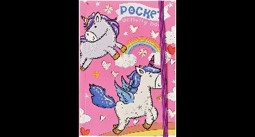 Pocket kleur en activiteitenboek Unicorn