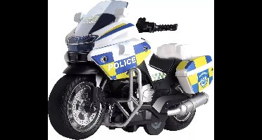 DieCast politiemotor - Classical Moto - metall motorcycle - pull-back /terug trek functie - met licht en geluidseffecten