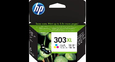 HP 303XL originele high-capacity drie-kleuren inktcartridge