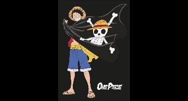 One Piece - Doodshoofd Vlag Polarfleece Deken (100x140cm)