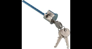 staartcilinder Cisa 02500 vernikkeld voor oplegslot