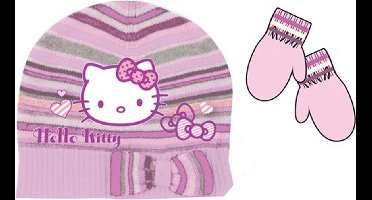 Hello Kitty Muts & Handschoenen - Maat 50