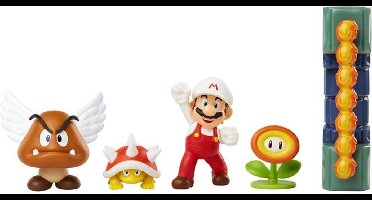 Jakks Pacific 400154 - Super Mario Lava Castle Diorama - Verzamelfiguren set