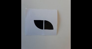 Glanszwarte look sticker stuurwiel BMW embleem