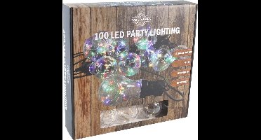 Slinger Verlichting - 10 Multi LED lampen - 4.5 meter - Partyverlichting. Tuinverlichting. Met Timer
