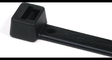 Hellermann Tyton T18L kabelbinder Polyamide Zwart 100 stuk(s)