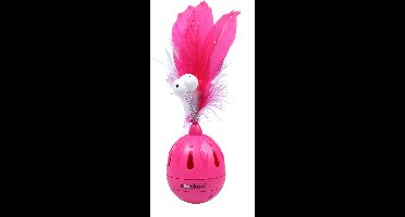 Coockoo cattoy tumbler tuimelaar roze 7x7x19,5 cm