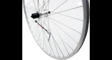 Roland achterwiel 28 x 1 uitval cass 9v Race zilver RVS spk