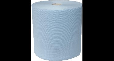 Euro Products | Industriepapier 3-laags | Blauw verlijmd | 1380 meter
