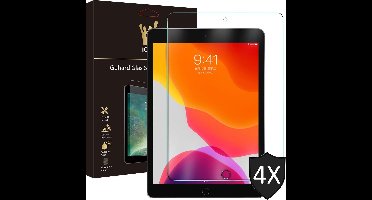 Screenprotector geschikt voor iPad 2021 / 2020 / 2019 10.2 inch - Screen Protector Glas - 4 Stuks