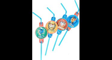 Paw Patrol rietjes 8 st.