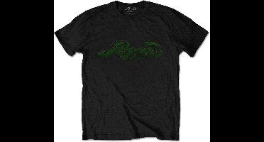 Poison - Vintage Logo Heren T-shirt - L - Zwart