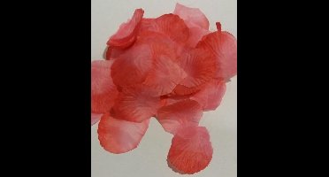 Luxe roze/rode rozenblaadjes ca 115 stuks