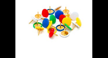SOHO Punaises – Punaises voor prikbord – Pushpins– Gekleurde punaises – 100 stuks