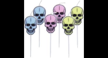 Folat - Kaarsjes Creepy Pastel Halloween 6 stuks