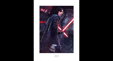 Kunstdruk Star Wars - The Last Jedi Kylo Ren Rage 60x80cm